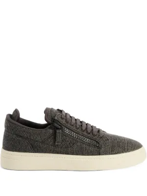 Giuseppe Zanotti GZ94 double-zip low-top Sneakers | Black