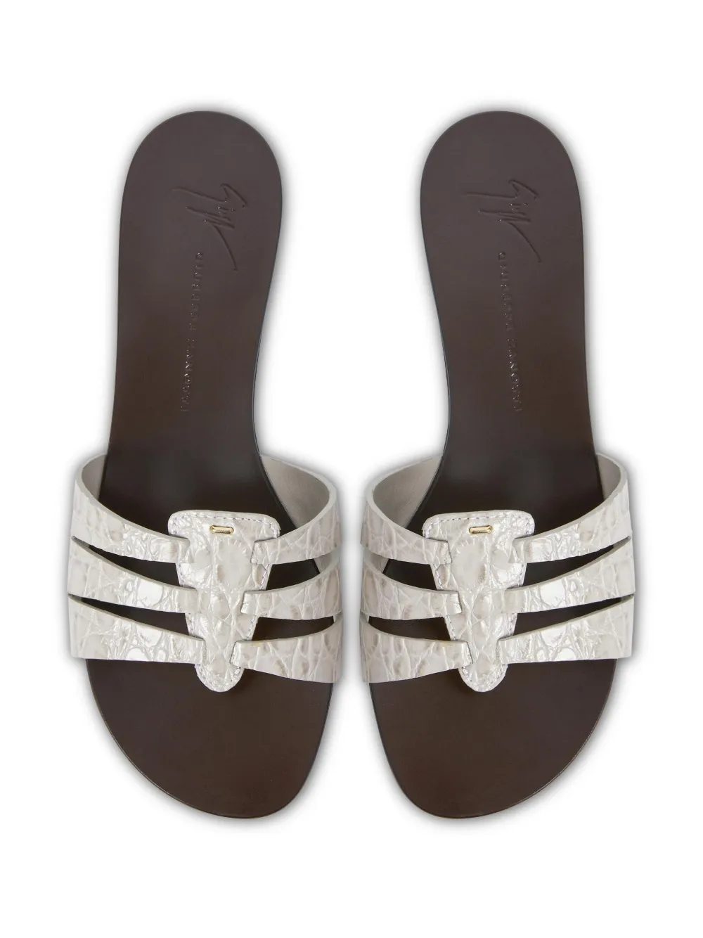 Giuseppe Zanotti Adheline Slides In Grau