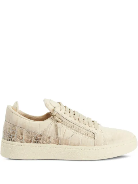 Giuseppe Zanotti GZ94 crocodile-embossed sneakers