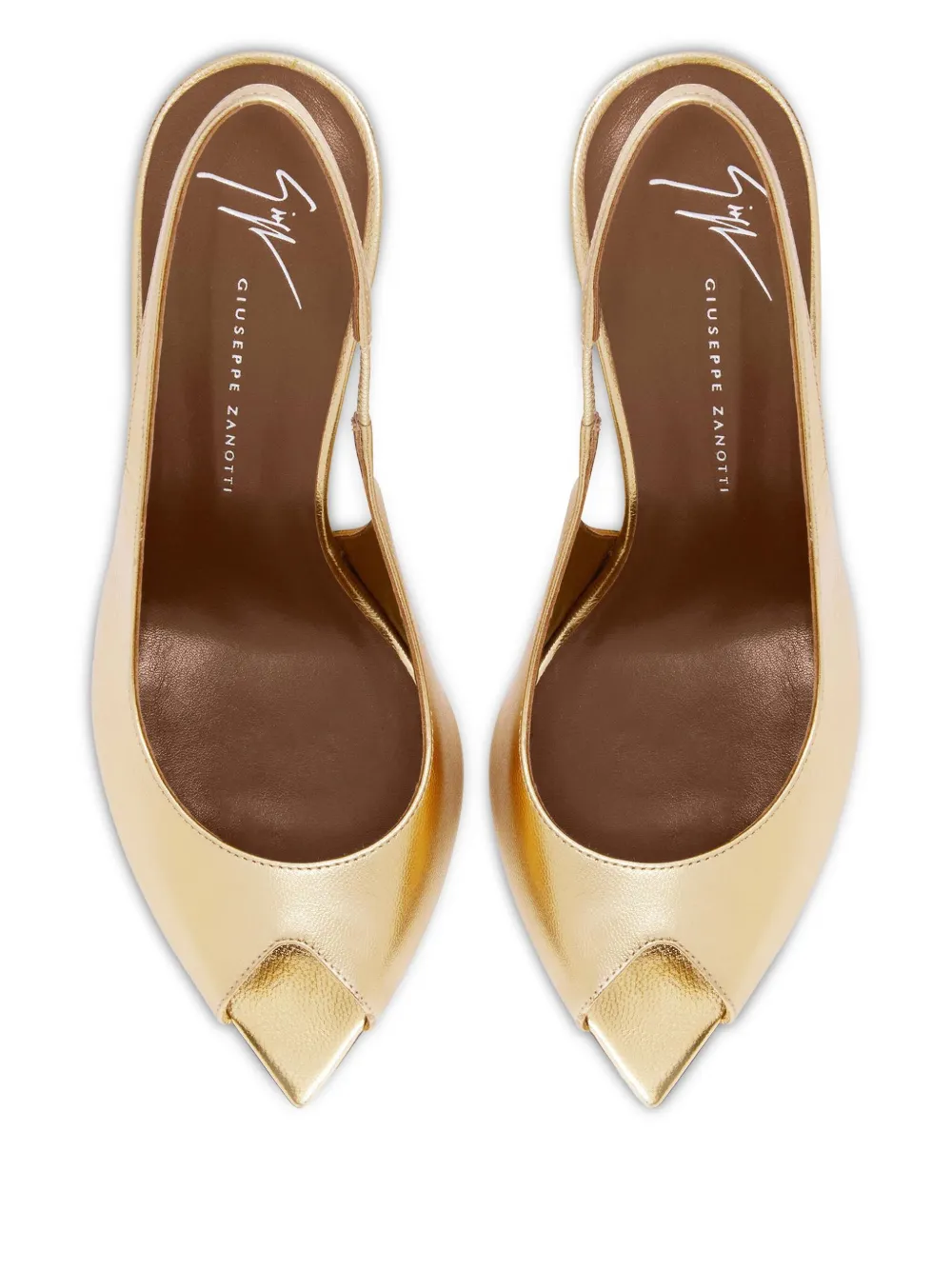 Giuseppe Zanotti Intriigo Open Toe 90 In 金色