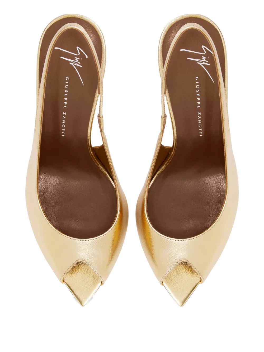 Giuseppe Zanotti 90mm Intriigo pumps Gold