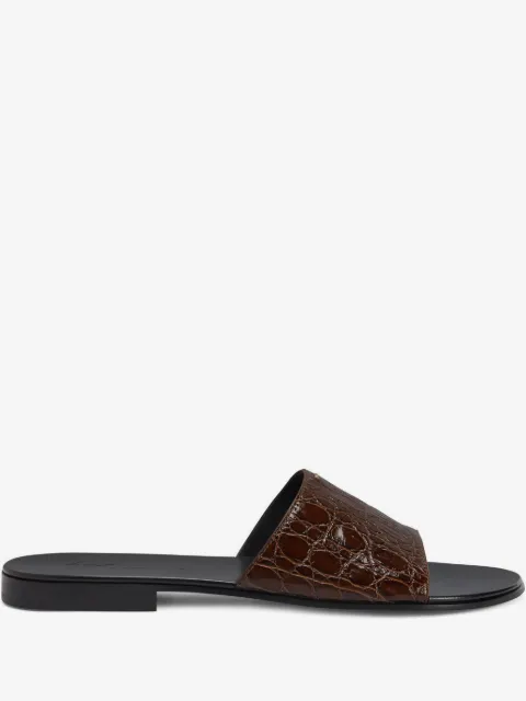 Giuseppe Zanotti Adrien leren sandalen