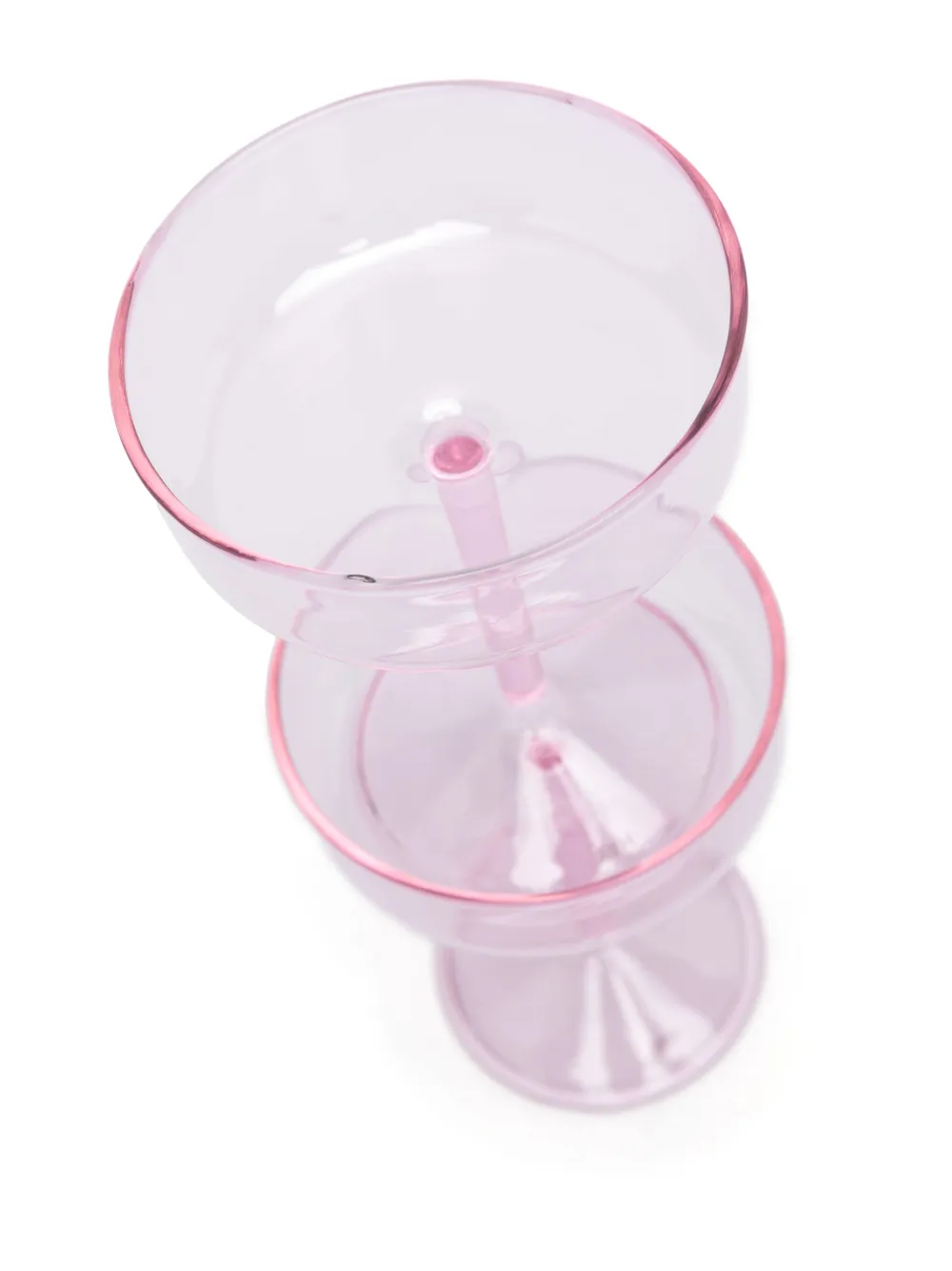 Hay Tint Coupe Glass (set Of Two) In Pink