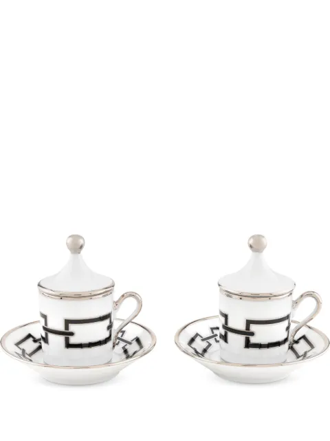 GINORI 1735 lot de deux tasses Catene