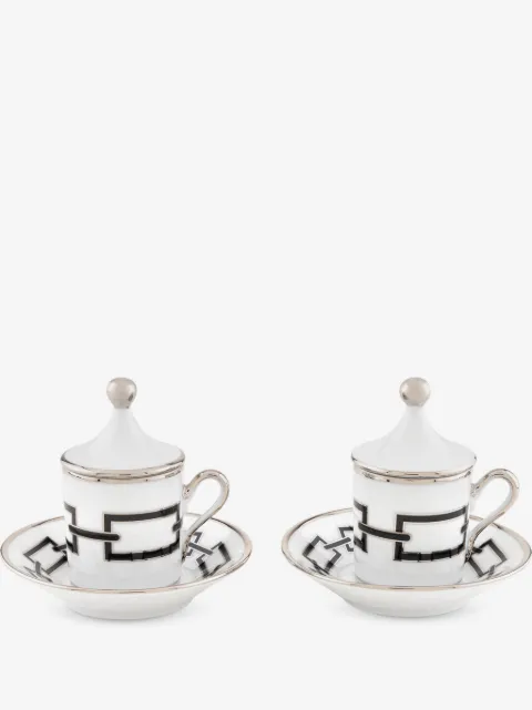 GINORI 1735 Catene coffe set (set of two)