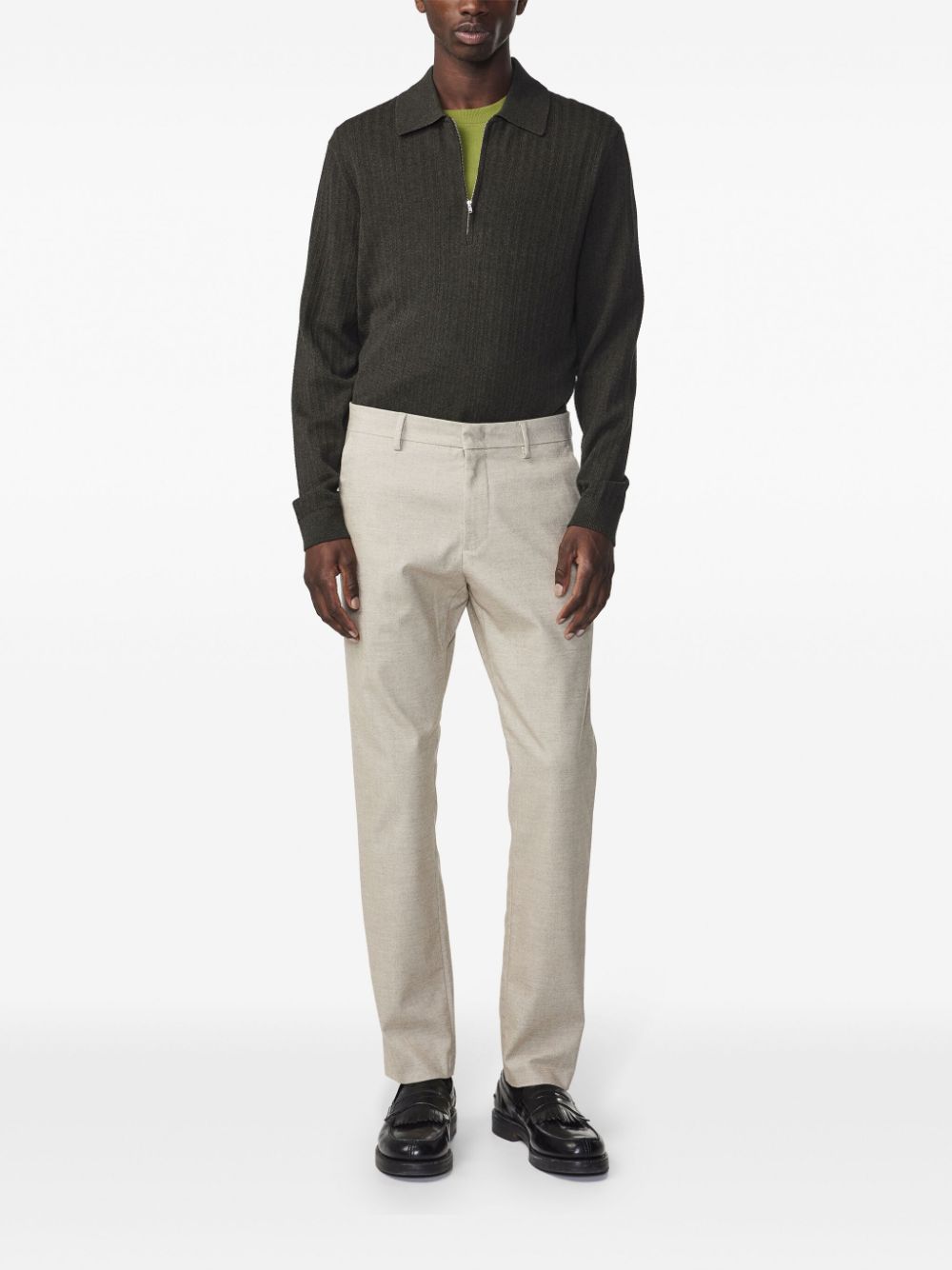 Shop Nn07 Theo Chino Trousers In Neutrals