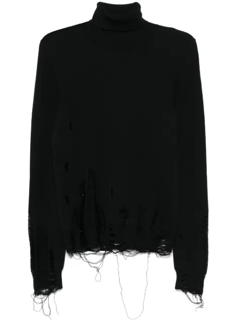 MM6 Maison Margiela suéter con efecto envejecido