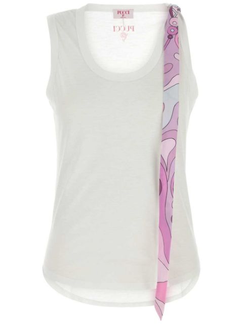 PUCCI scraf-detail tank top