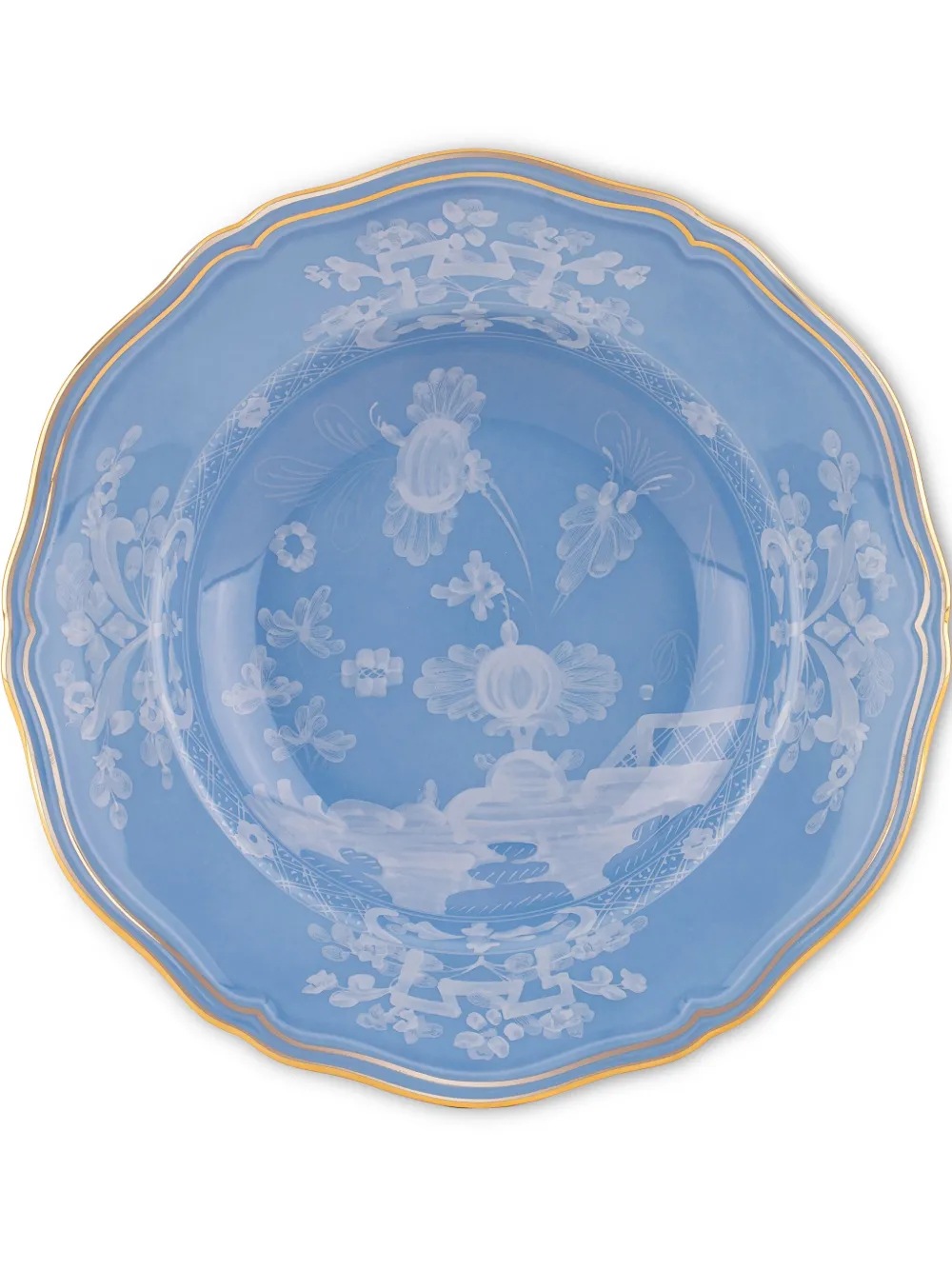 GINORI 1735 Oriente Italiano スーププレート 24cm - ブルー GINORI 1735 Oriente Italiano スーププレート 24cm - ブルー