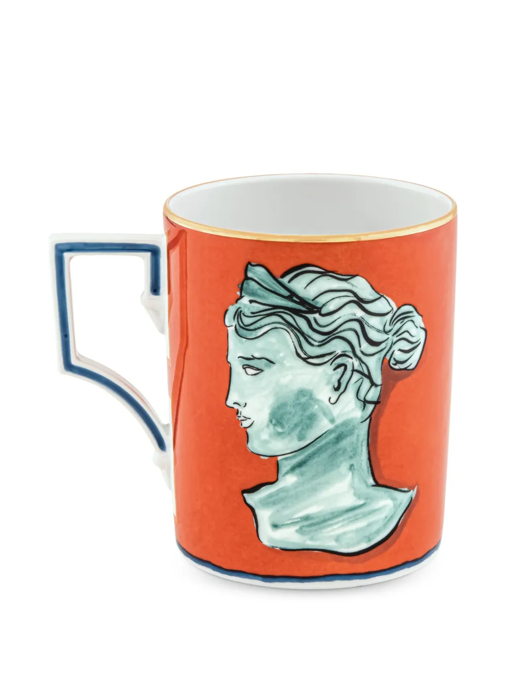 Ginori 1735 Il Viaggio Di Neptuno Mug (365ml) In Orange