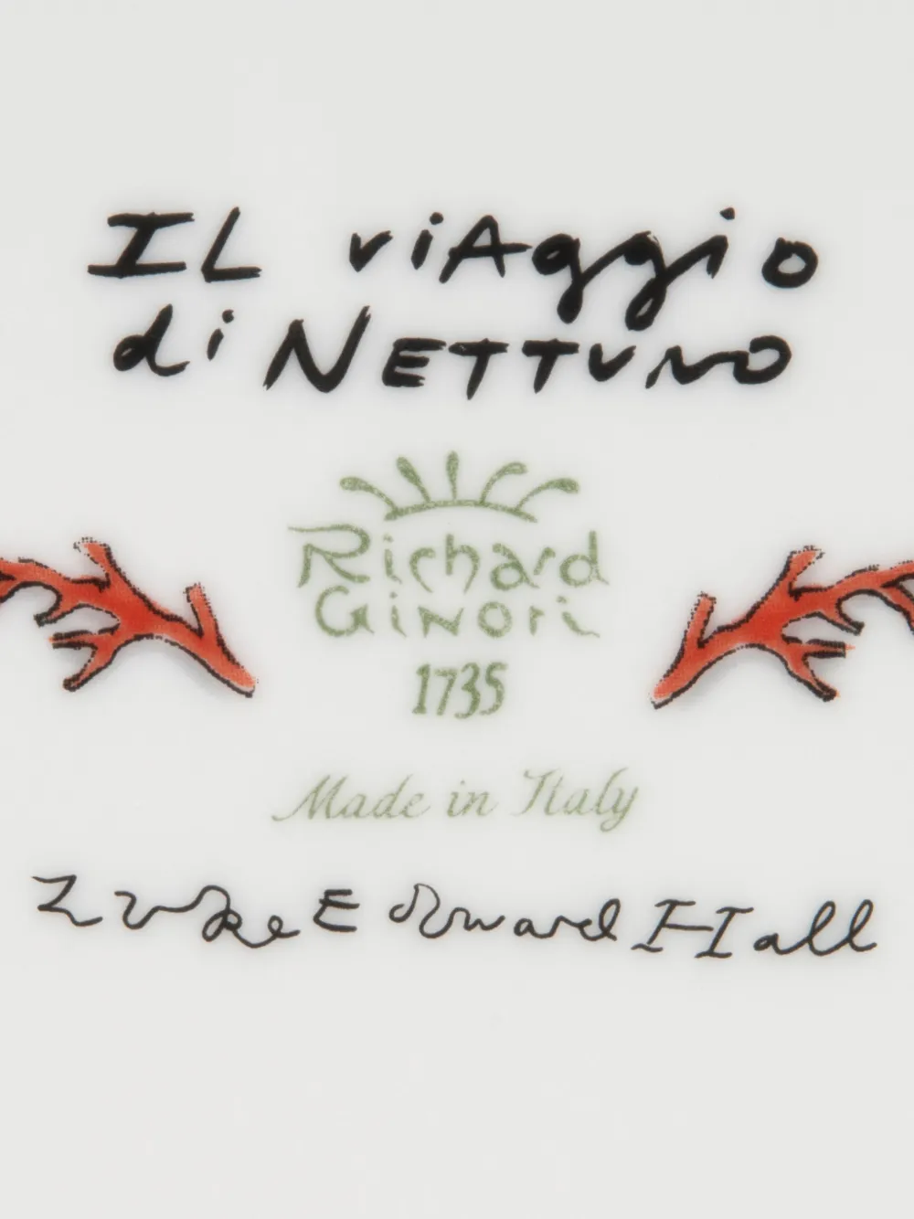 Ginori 1735 Il Viaggio Di Neptuno Mug (365ml) In Orange