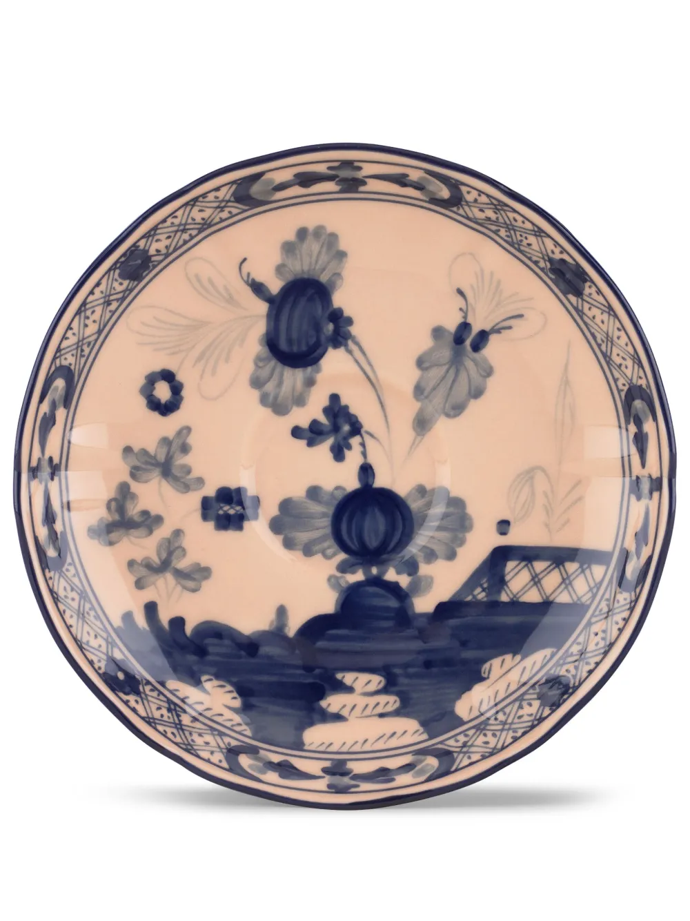 Ginori 1735 Oriente Italiano Flat Bread & Butter Plate In Pink