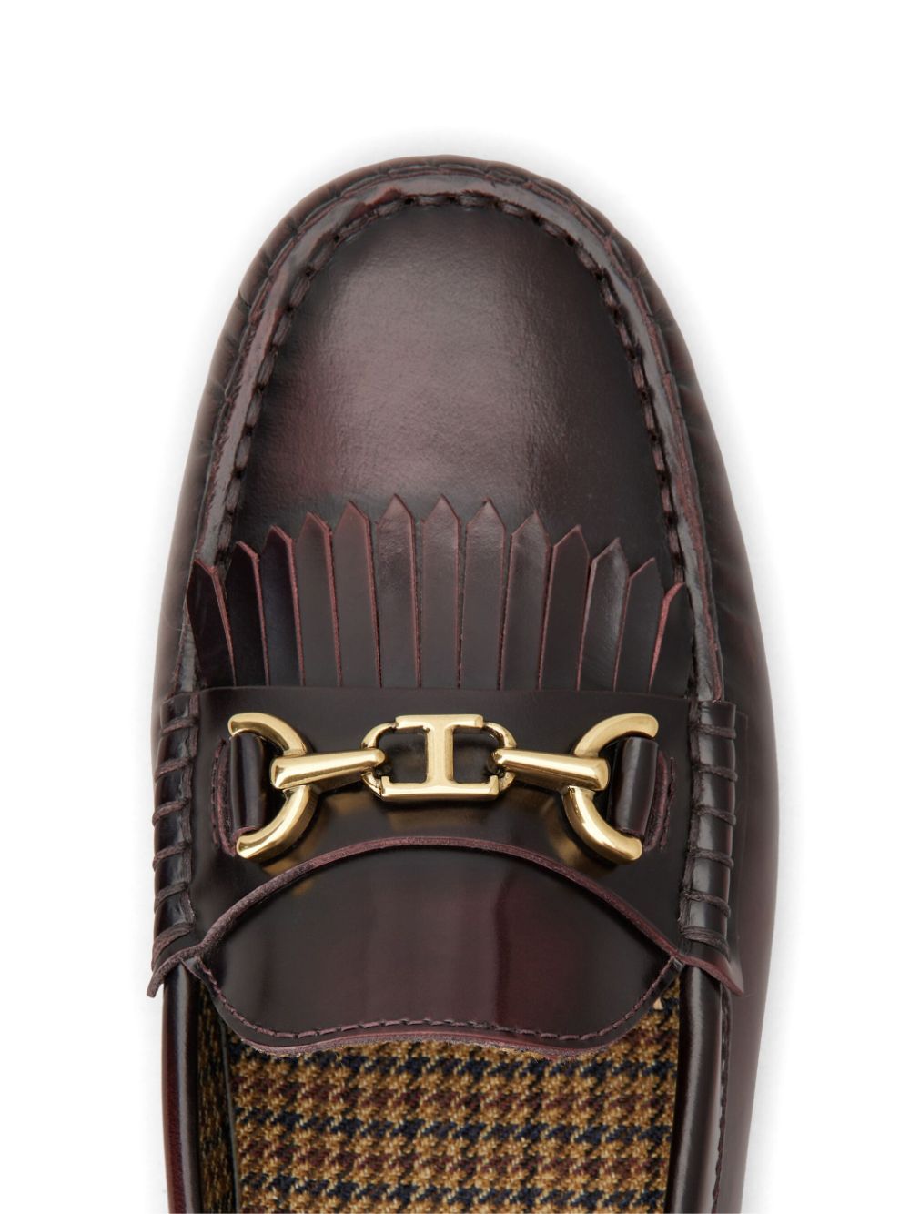 Tod's leather loafers Red