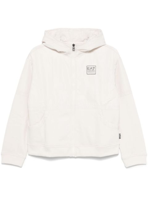 Ea7 Emporio Armani logo-patch hoodie Women