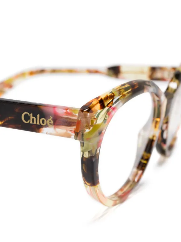 Chloé Eyewear round-frame Glasses Neutrals FARFETCH IN
