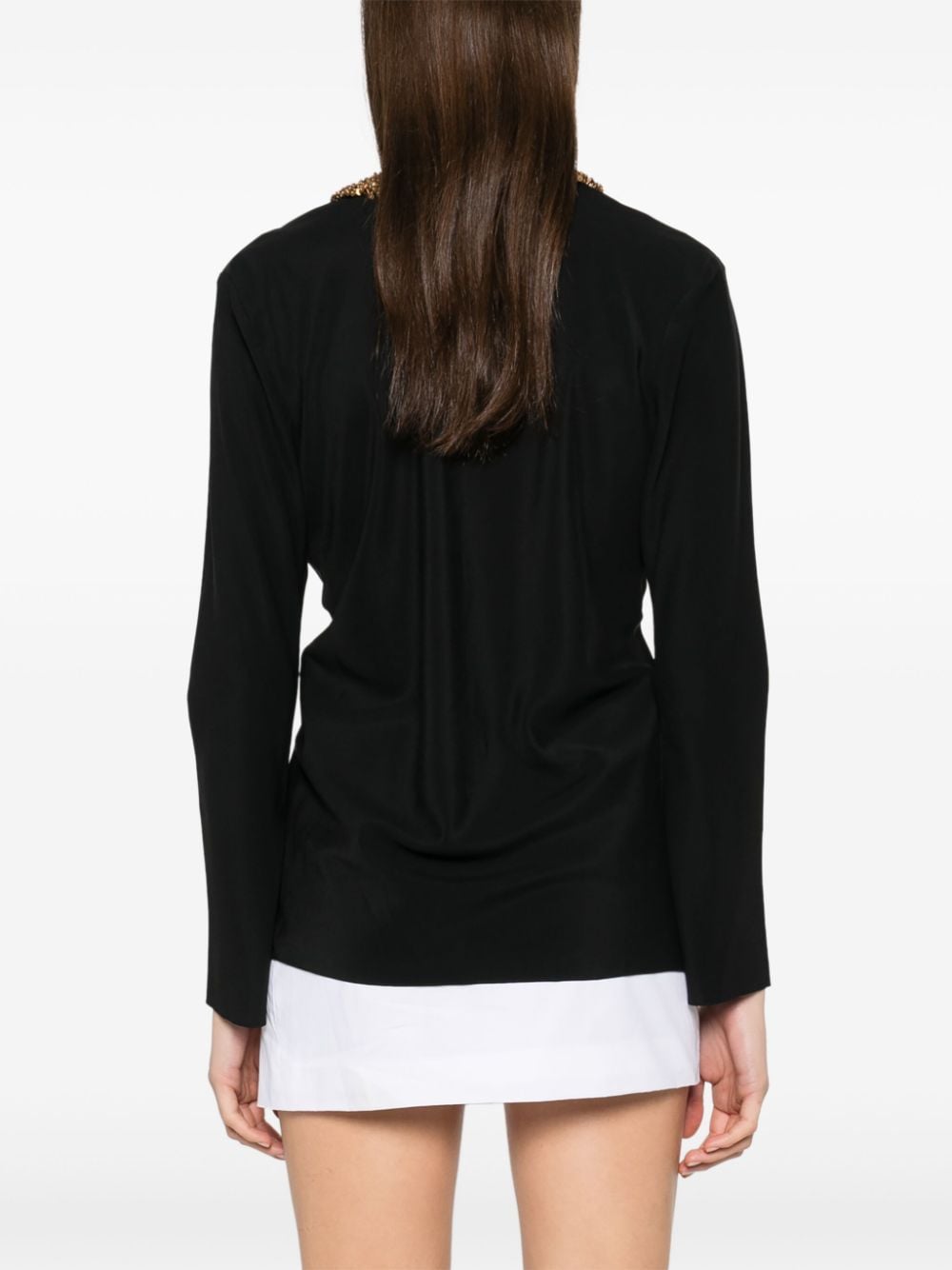 Shop Johanna Ortiz Sensual Aura Blouse In Black