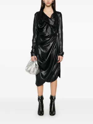 VIVIENNE WESTWOOD ワンピースドレス 25 Susana draped1015583 Vivienne Westwoodのワンピースを使った人気ファッション