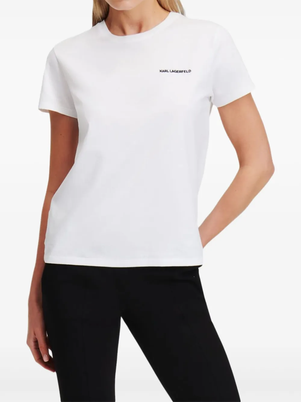 Karl Lagerfeld playera con logo bordado | Playeras y jerséis | Image 2