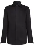 Karl Lagerfeld Essential collar-detail shirt - Black