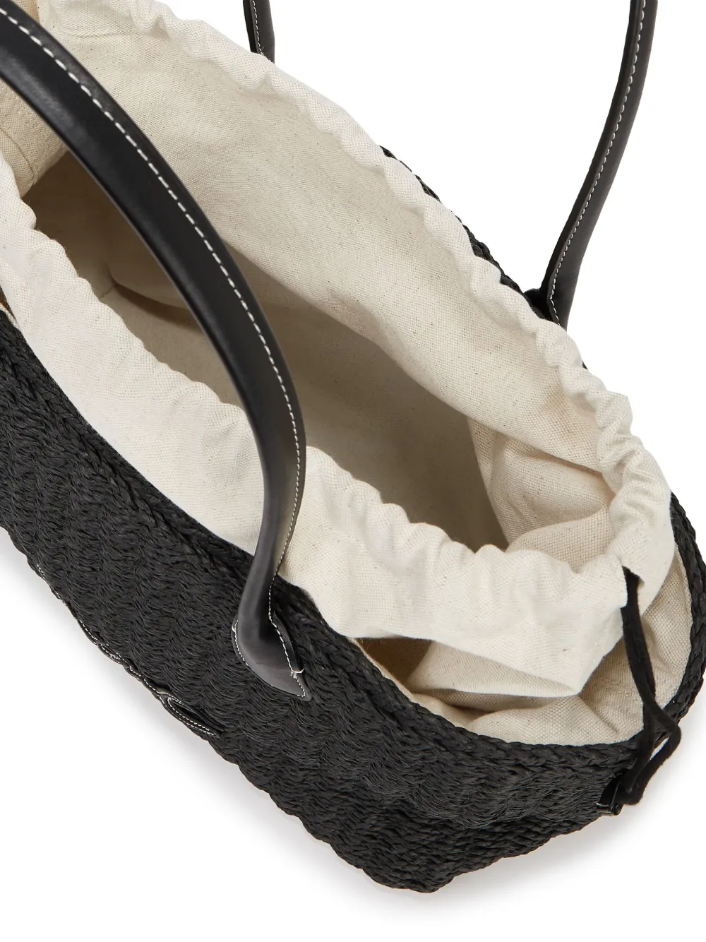 Karl Lagerfeld small Signature raffia beach tote bag | Image 5