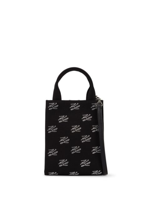 Karl Lagerfeld logo-embellished tote bag WOMEN