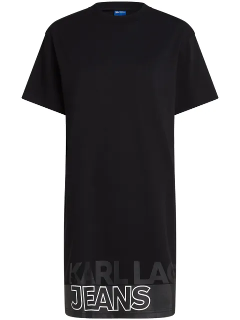 Karl Lagerfeld Jeans vestido con logo estampado