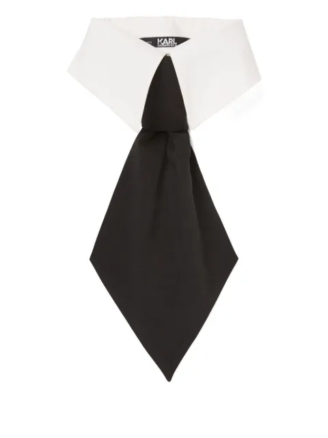 Karl Lagerfeld cotton collar tie