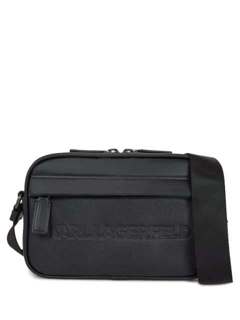 Karl Lagerfeld Essential leather cross body bag