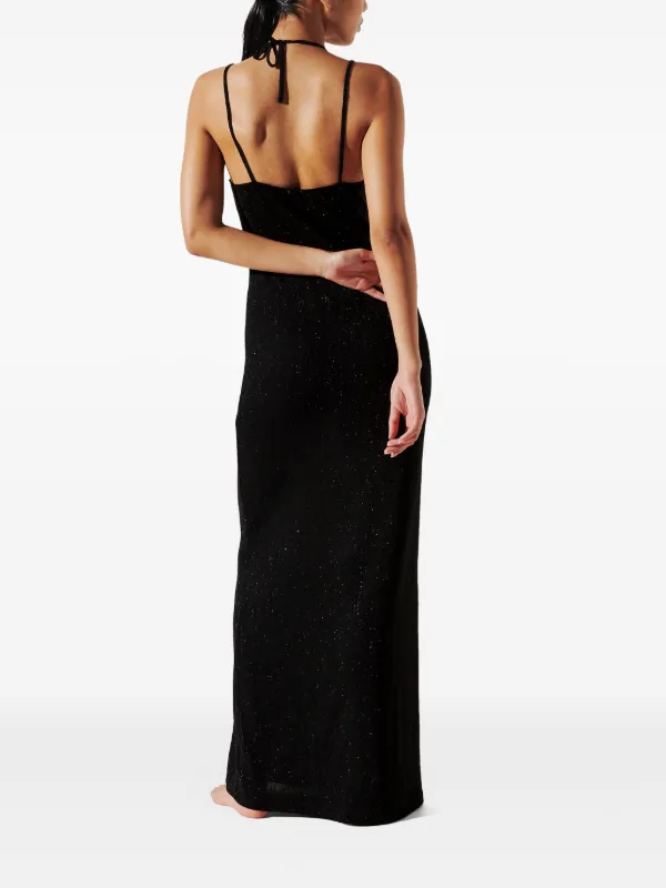 Karl Lagerfeld Vestido De Playa DNA Shine Negro FARFETCH ES