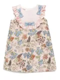 Hucklebones London ruffle bib shift dress - Pink