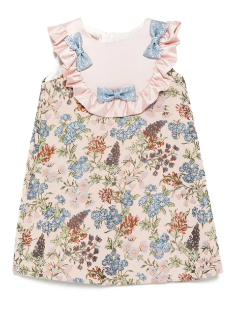 Hucklebones London ruffle bib shift dress