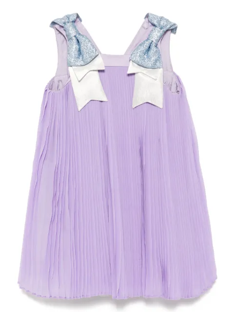 Hucklebones London pleated trapeze dress