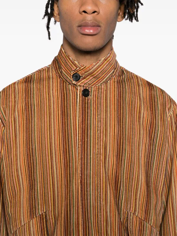 Paul Smith Striped Jacket | Neutrals | FARFETCH JO
