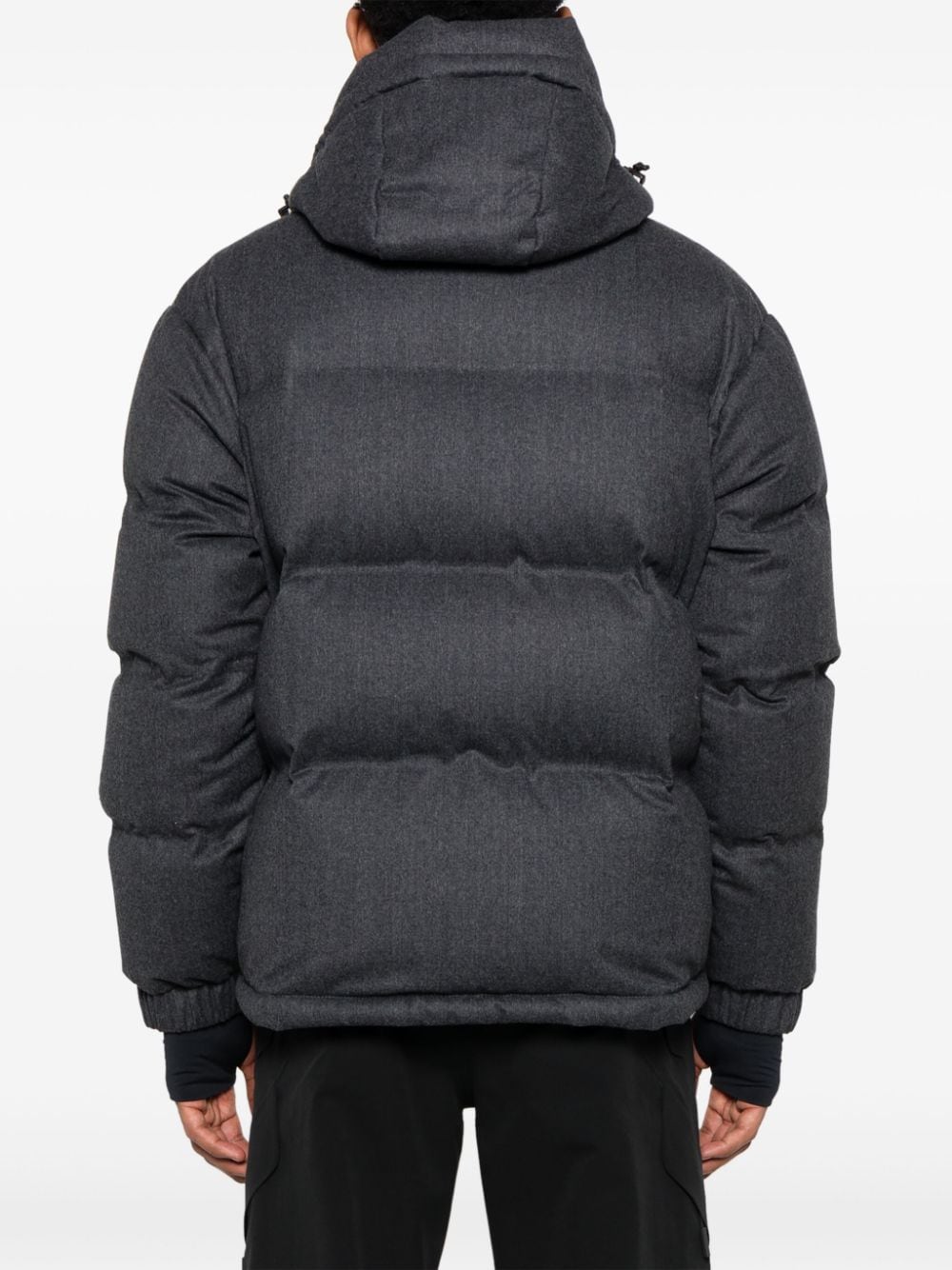 Shop Moncler Krun Ski Jacket In Grey