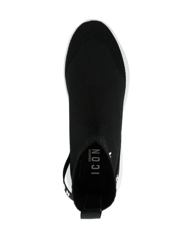 DSQUARED2 Icon Fly high-top Sneakers | Black | FARFETCH