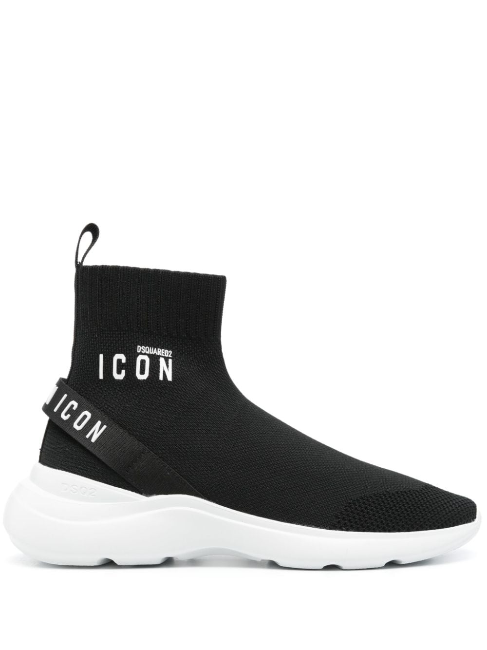 DSQUARED2 Icon Fly high-top sneakers Black