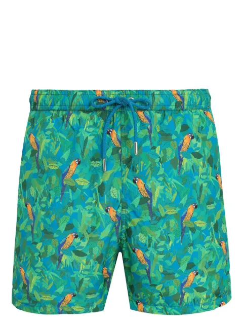 Amir Slama parrot-print swim shorts