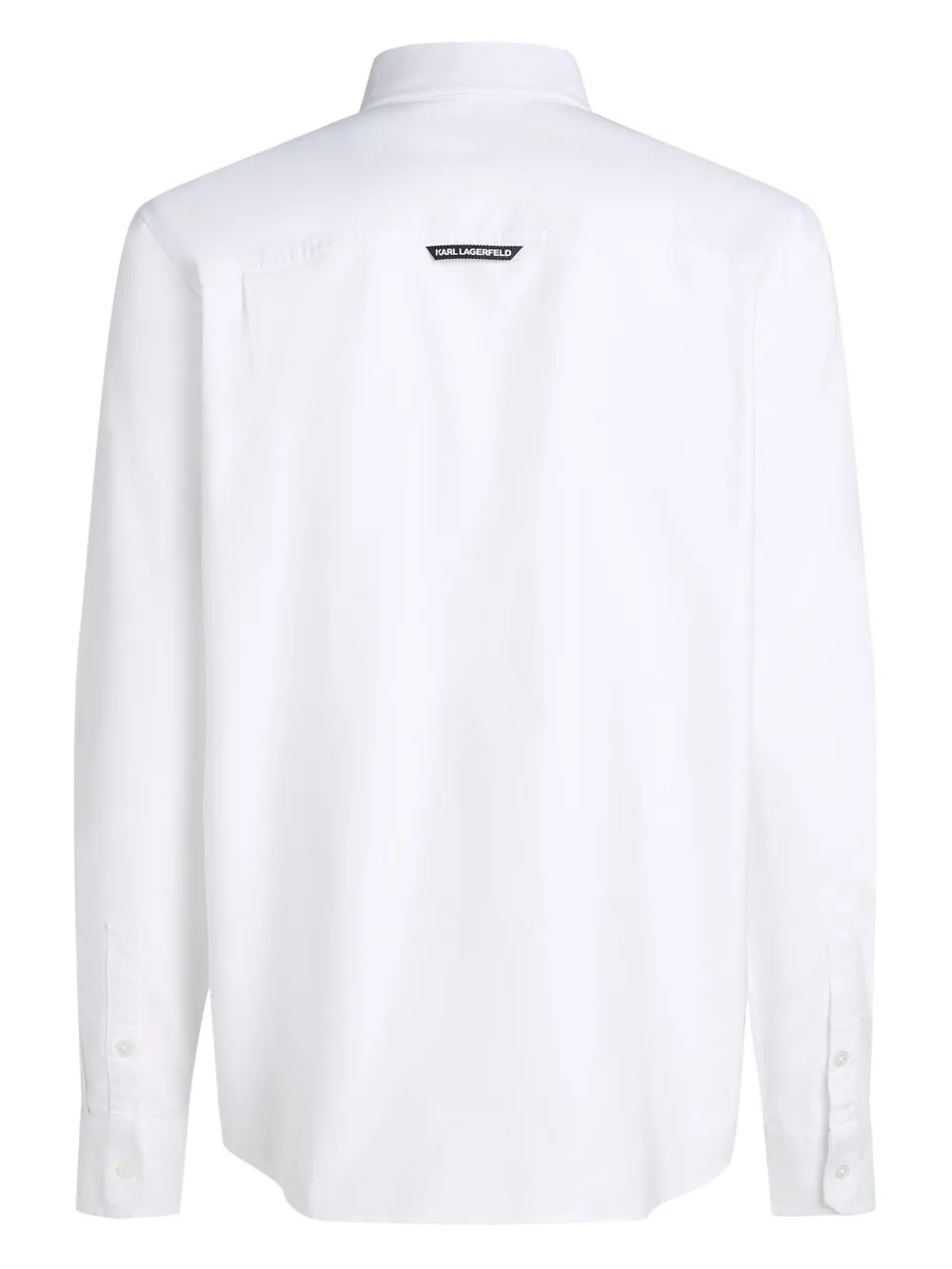 Karl Lagerfeld Ikon Oxford Shirt | White | FARFETCH IN