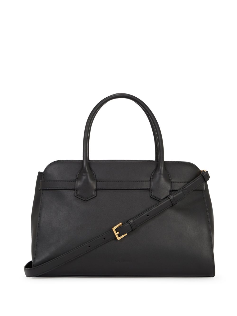 Karl Lagerfeld logo-lettering leather tote bag WOMEN