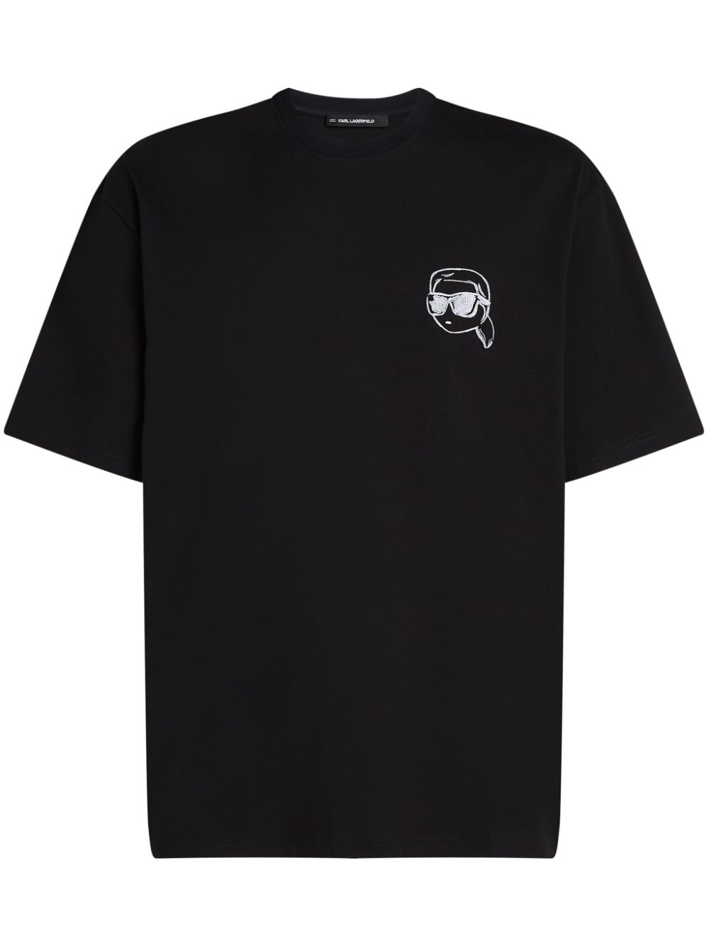 Karl Lagerfeld Ikon T-shirt Zwart