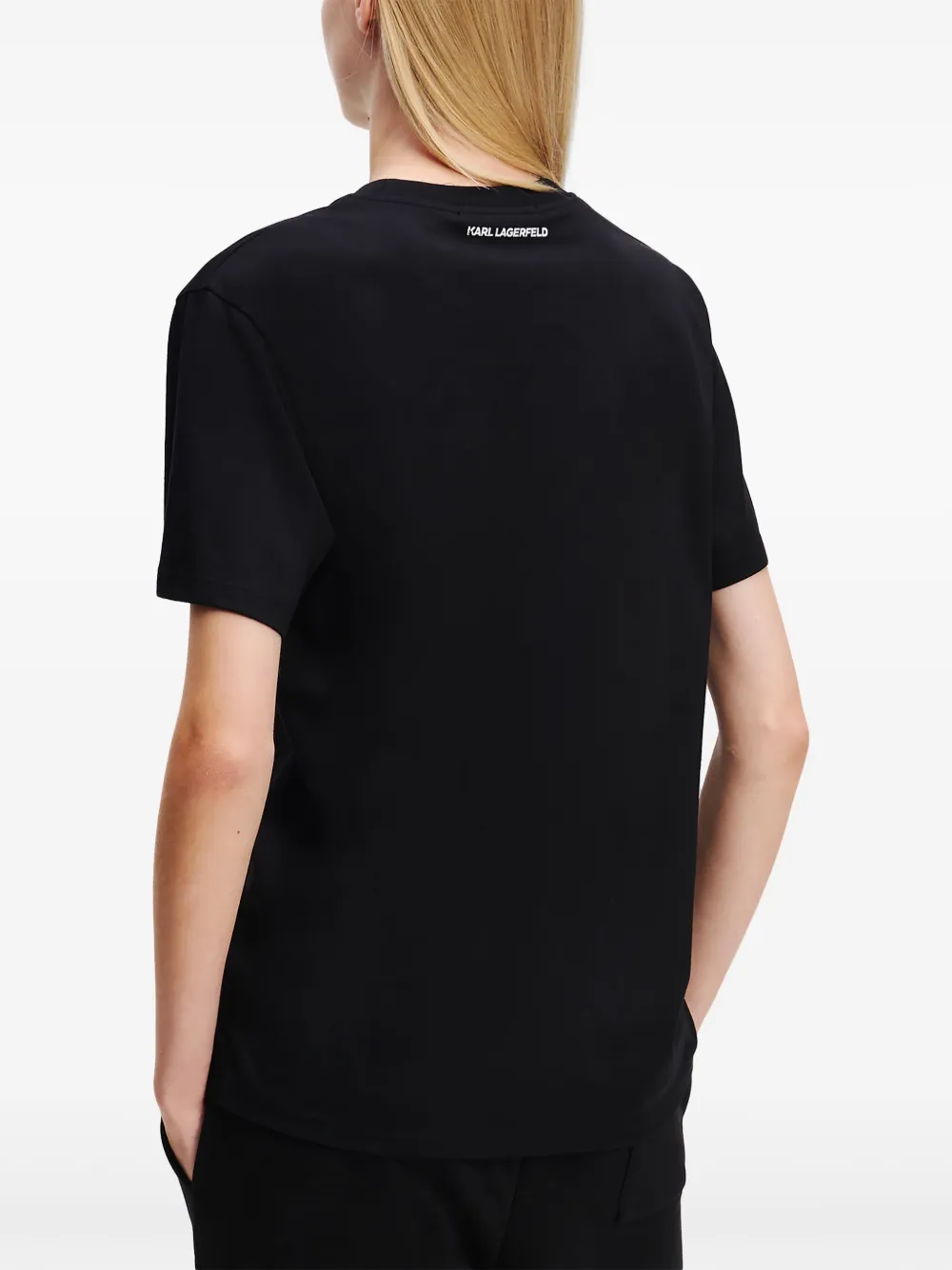 Karl Lagerfeld Ikon T-shirt Zwart