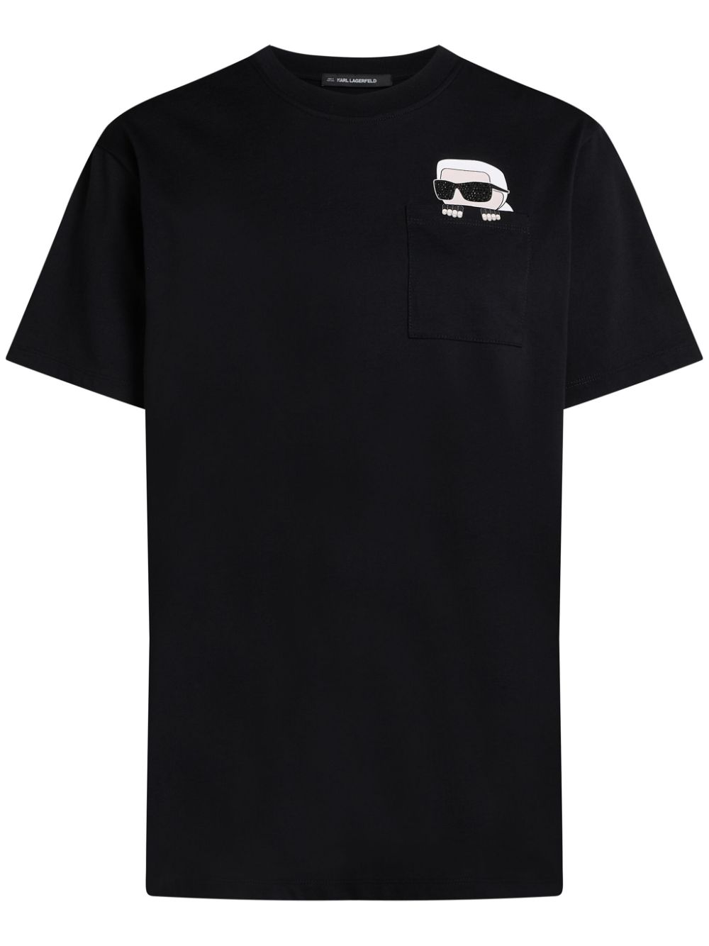 Karl Lagerfeld Ikon T-shirt Zwart