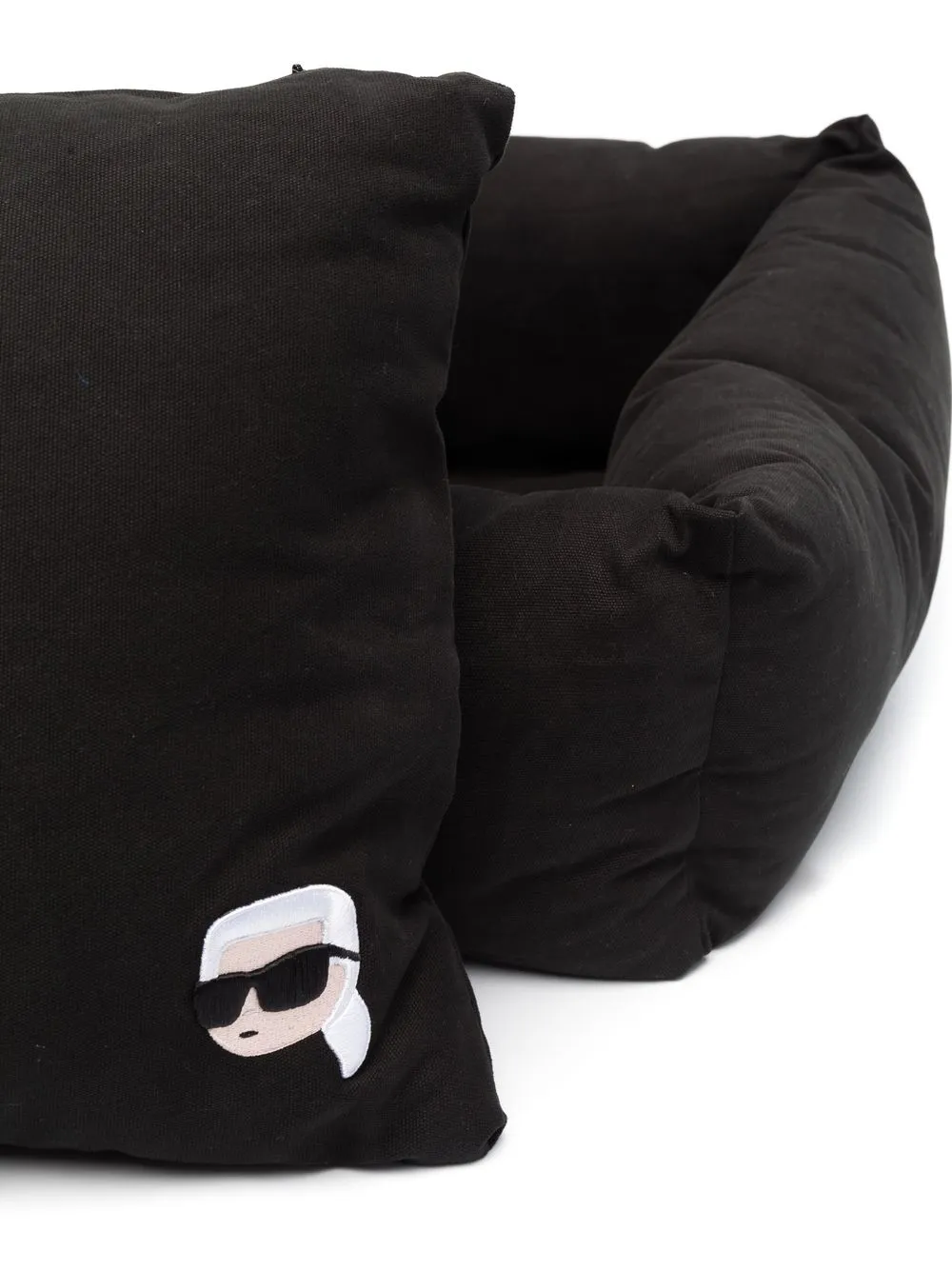 Karl Lagerfeld Logo-embroidered Dog Bed In 996