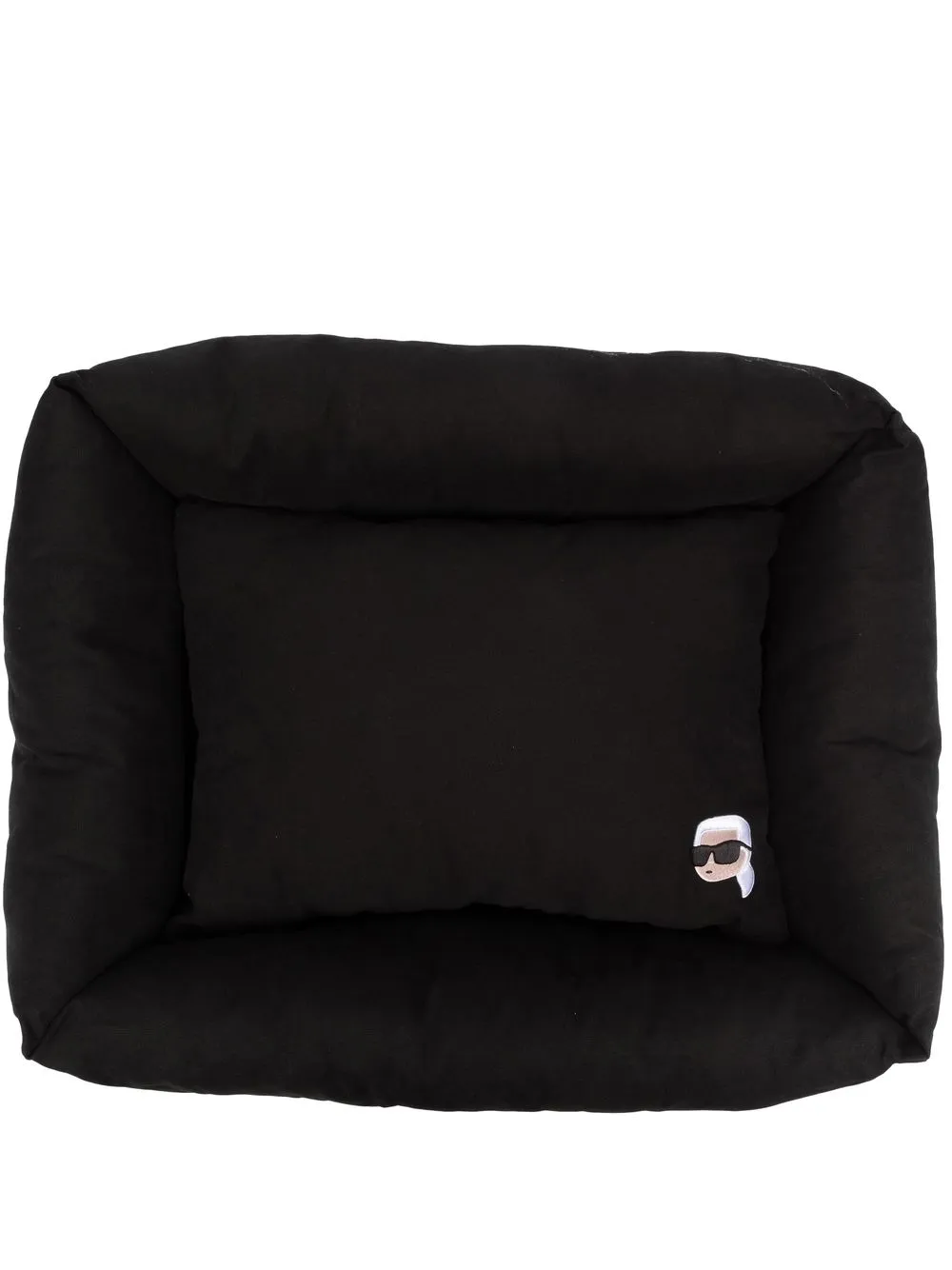 Karl Lagerfeld logo-embroidered dog bed | Black | Image 1