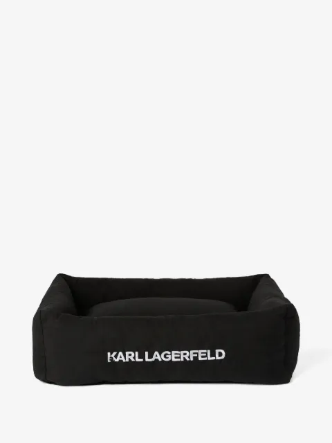 Karl Lagerfeld Hondenbed met geborduurd logo