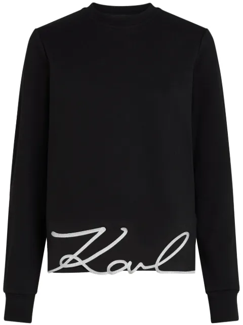 Karl Lagerfeld hem signature sweatshirt