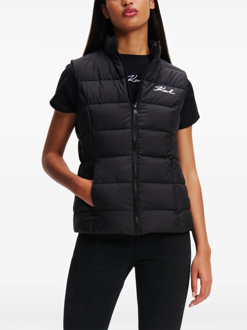 Karl Lagerfeld chaleco capitonado Signature | Chalecos | Image 2
