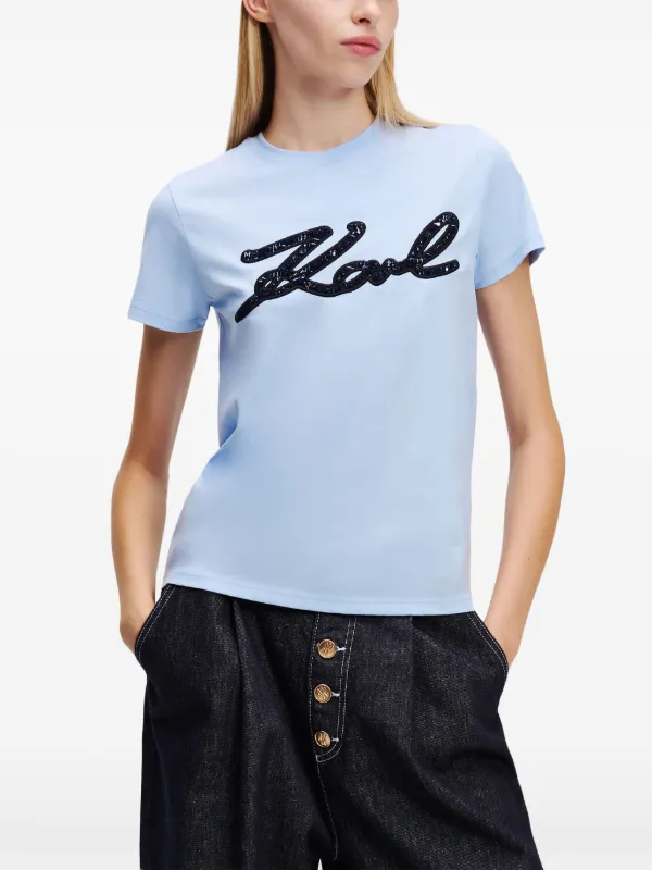 KARL LAGERFELD - KARL プロフィール ブークレTシャツ 半袖 Karl