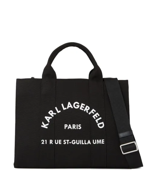 Karl Lagerfeld medium Rue St-Guillaume square tote bag