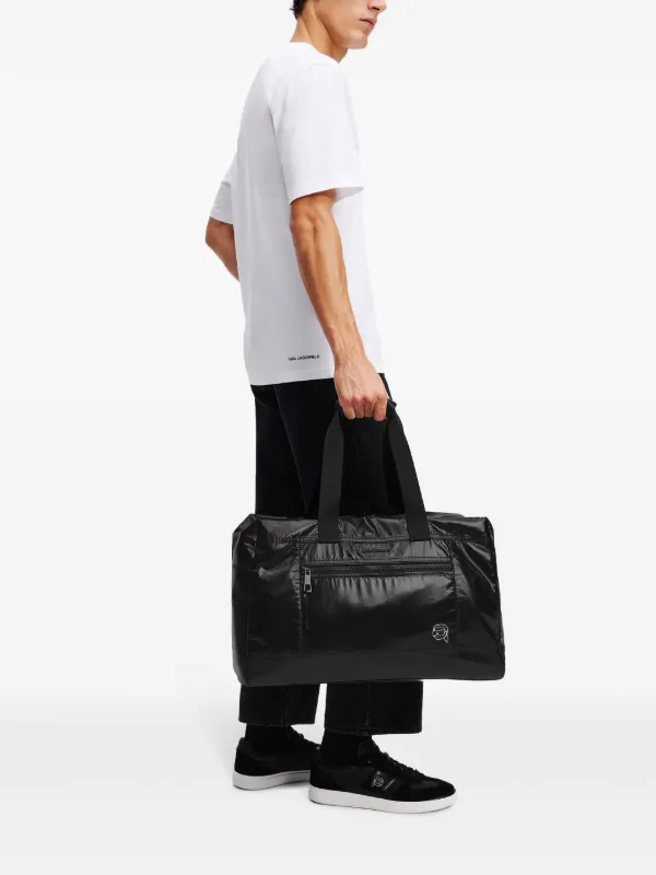 Karl Lagerfeld Ikonik Karl ボストンバッグ | ブラック | FARFETCH JP